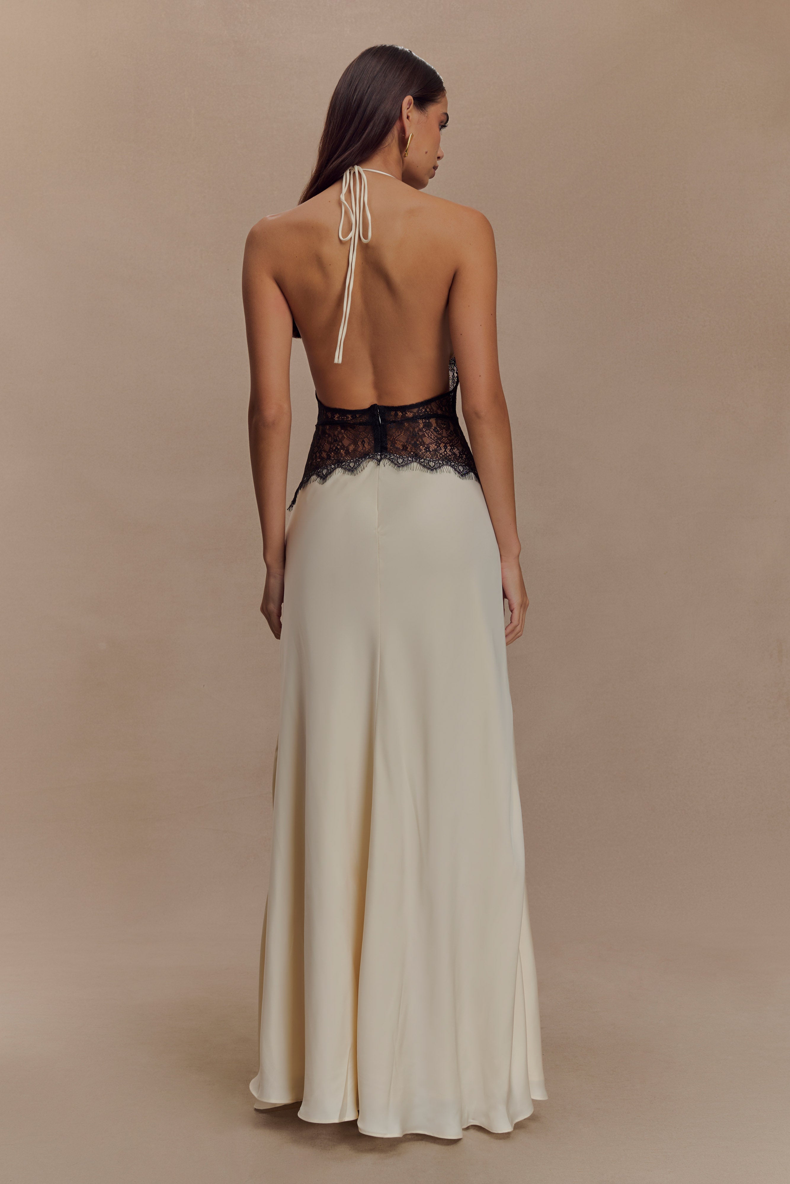 Dinah Satin Maxi Dress