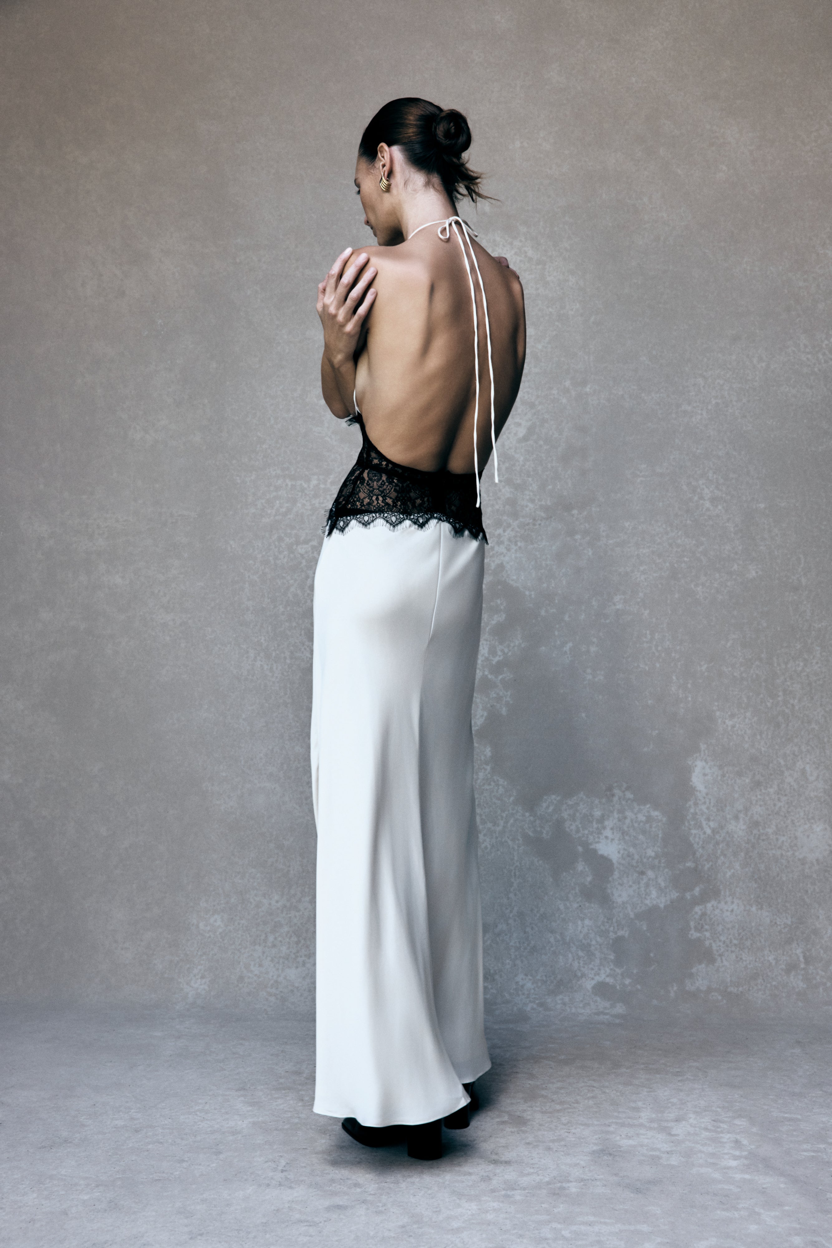 Dinah Satin Maxi Dress