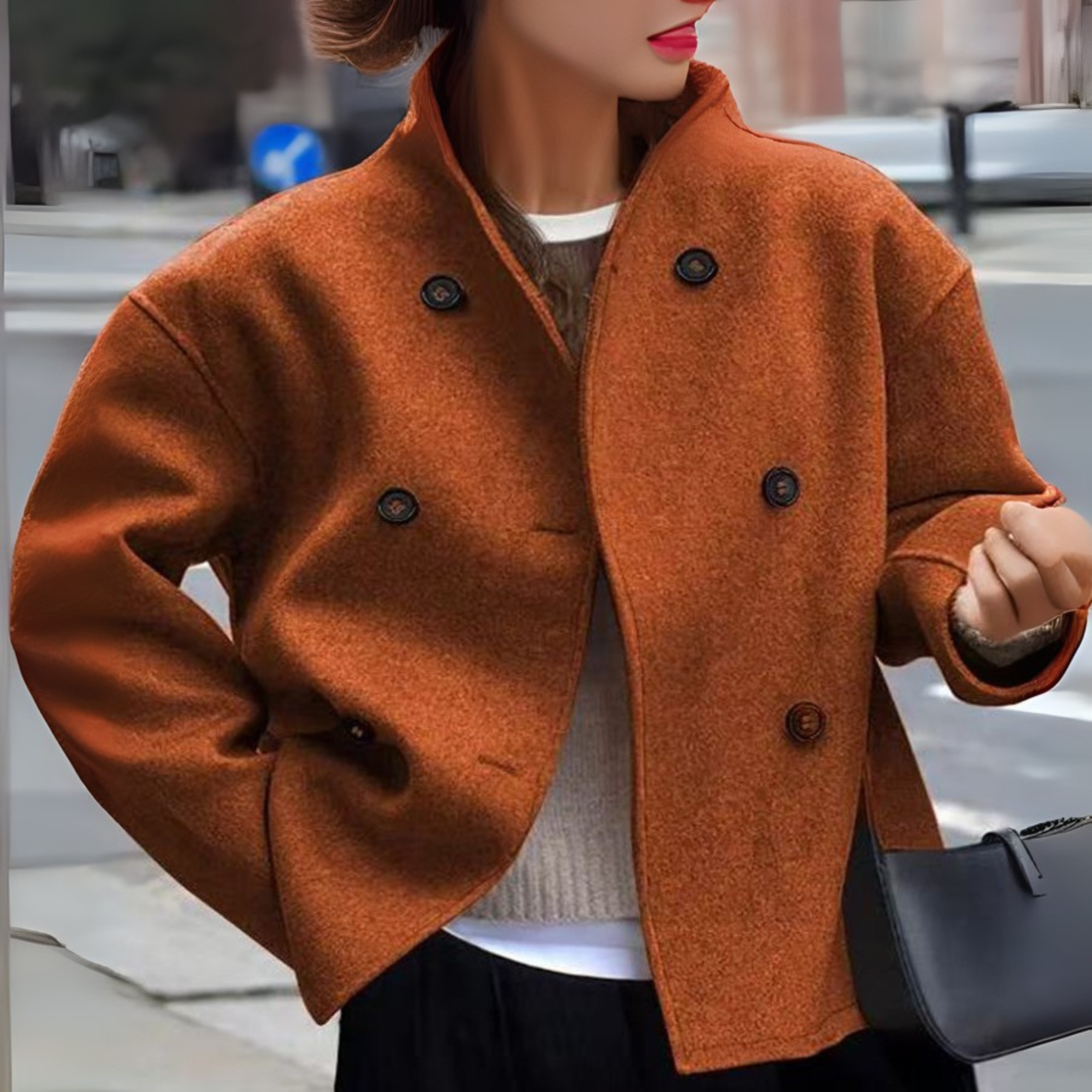 Rose - Chic Long Sleeve Coat