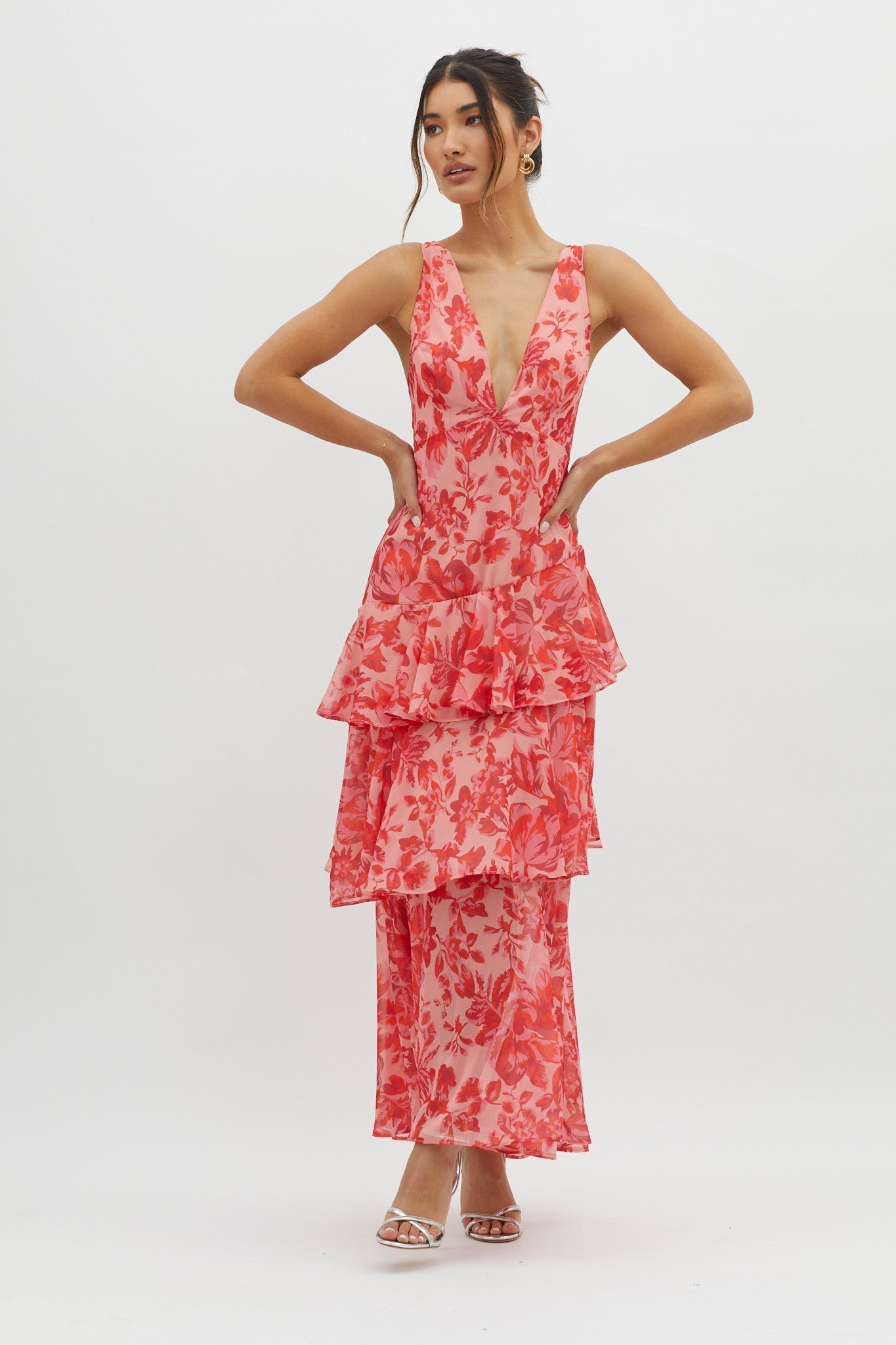 Elara Ruffle Dress