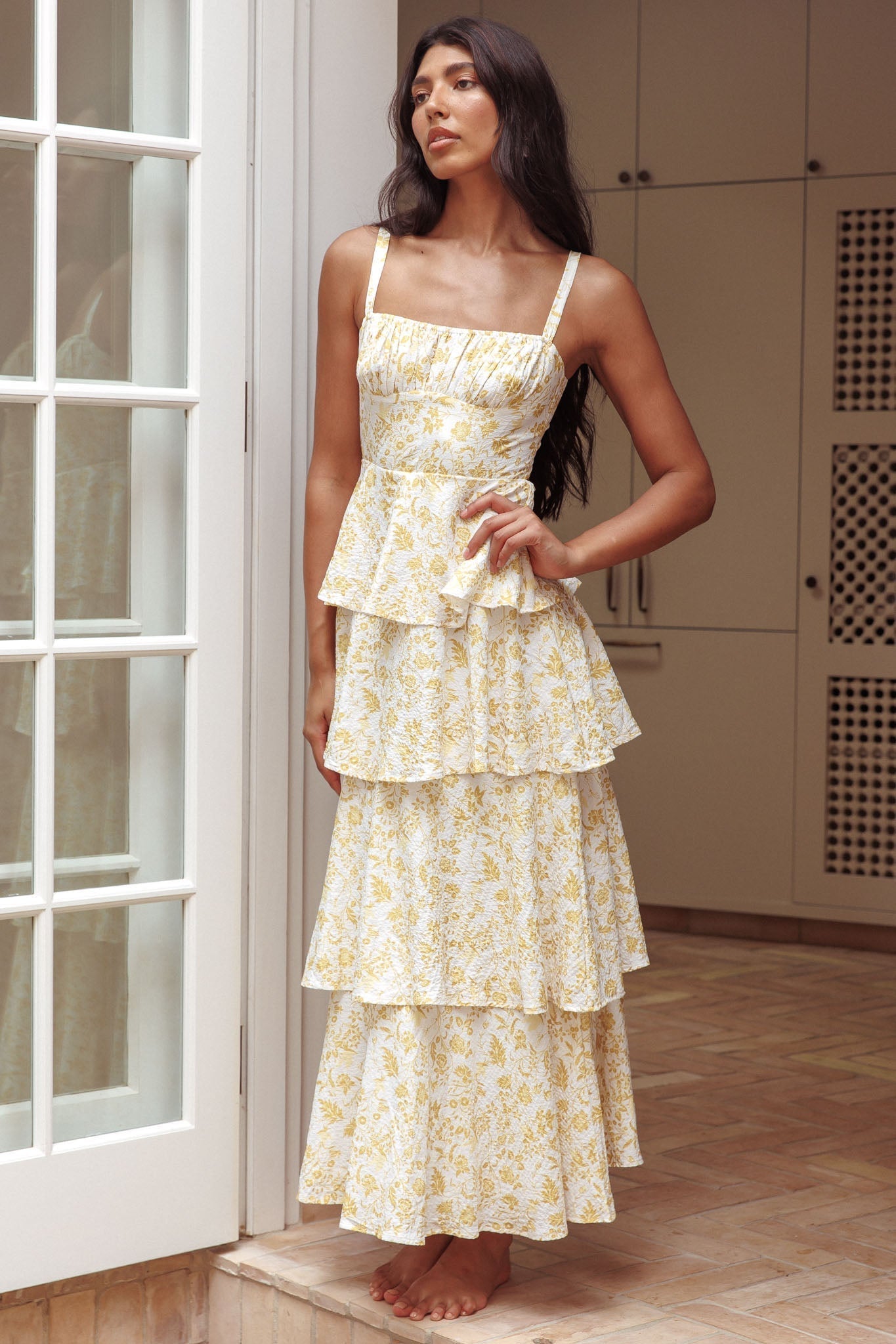 Mathilda Midi Floral Dress