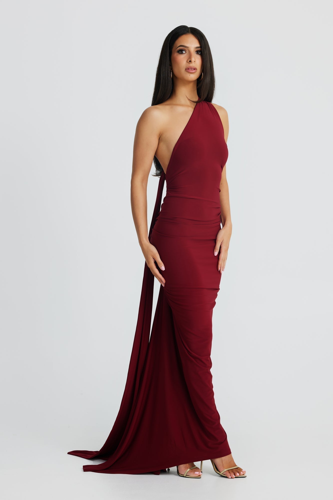 Chelsey Elegant Scarf Dress