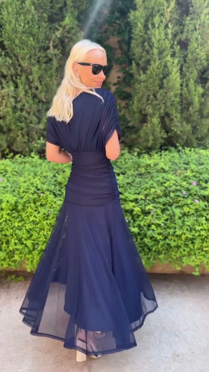 Avery - Elegant Blue Dress