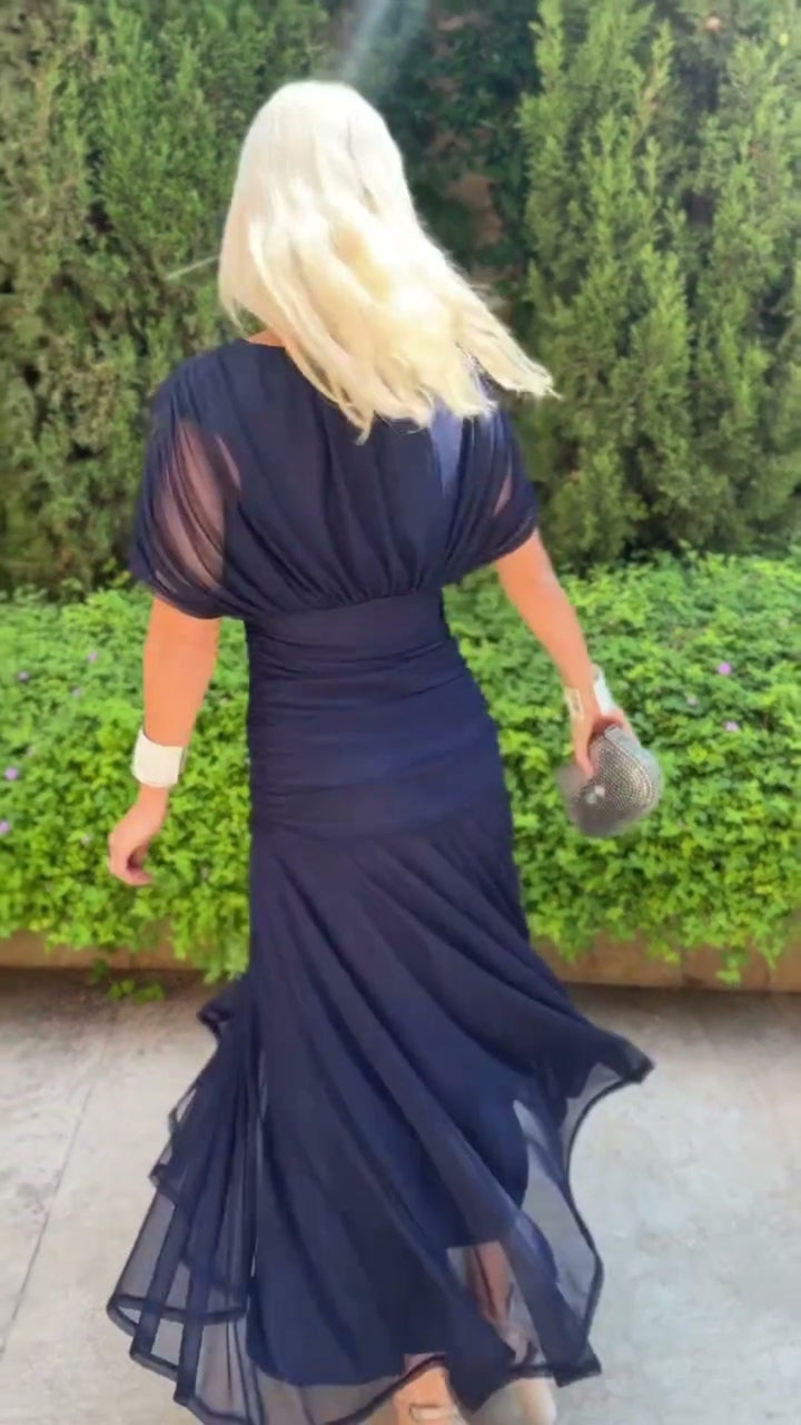 Avery - Elegant Blue Dress