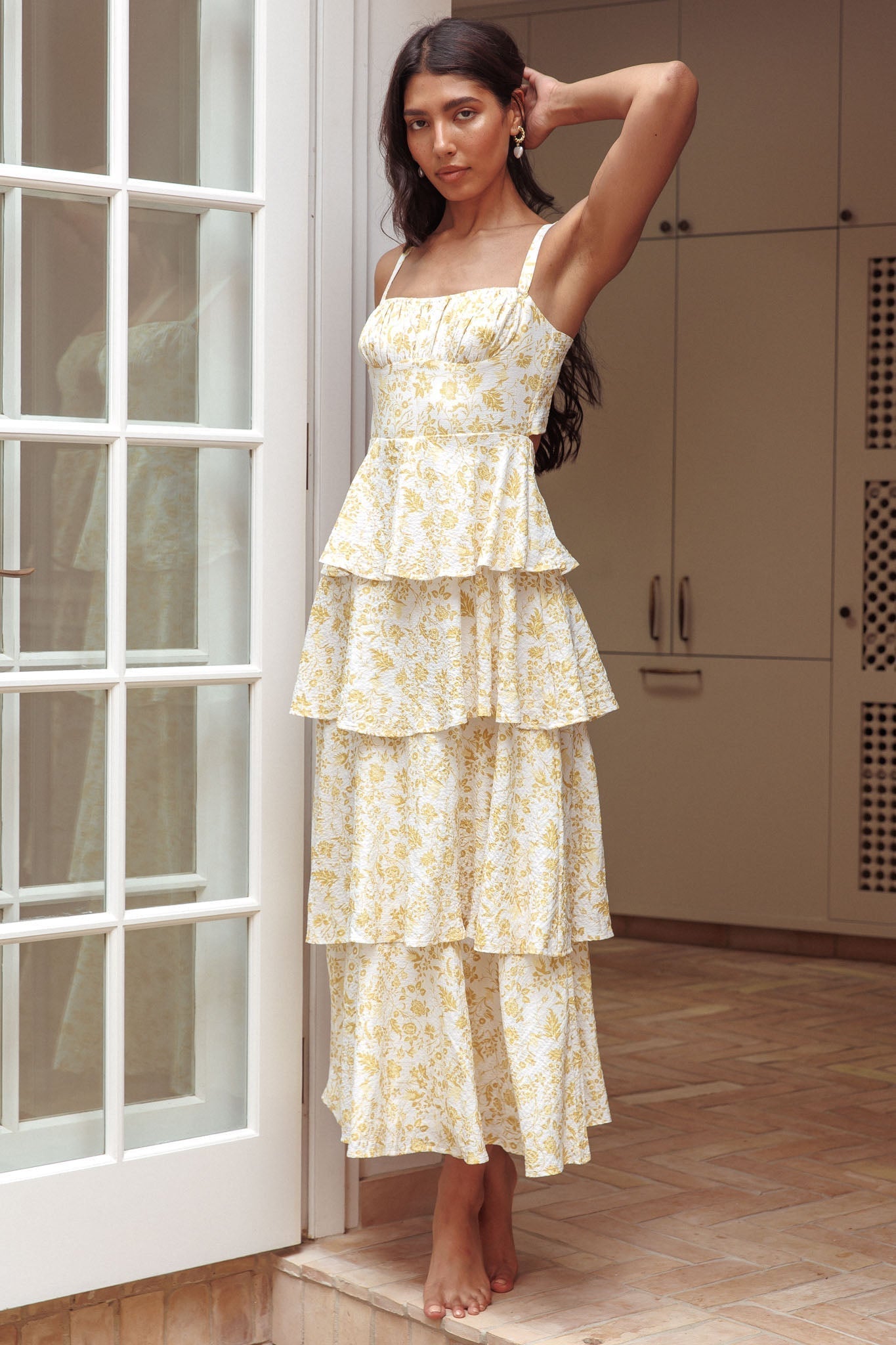 Mathilda Midi Floral Dress